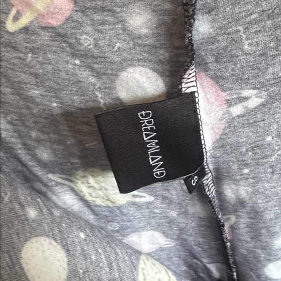 Dreamland Adult Small Colorful Overalls with Planets & Space Futuristic Outfit - Picture 5 of 5